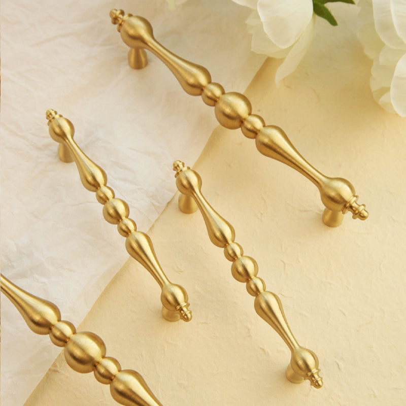 Arc brass furniture handle