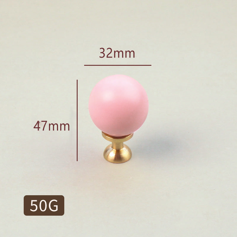 Ceramic ball handle modern simple