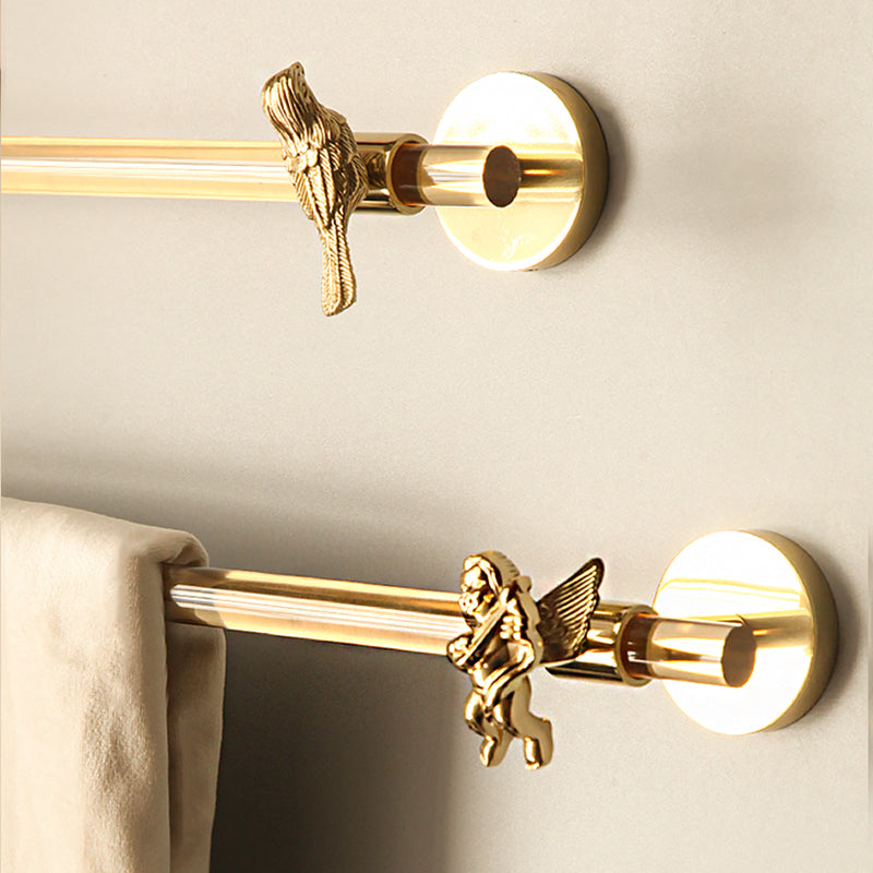 Bathroom towel hook made of acrylic brass