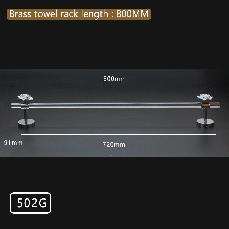 Bathroom towel hook made of acrylic brass