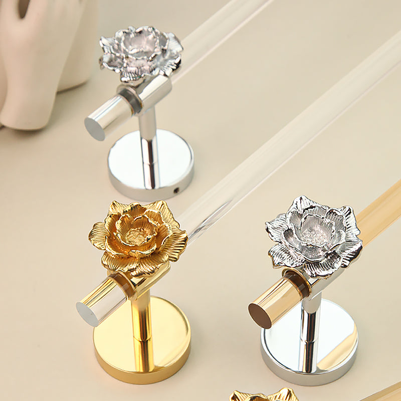 Bathroom towel hook made of acrylic brass