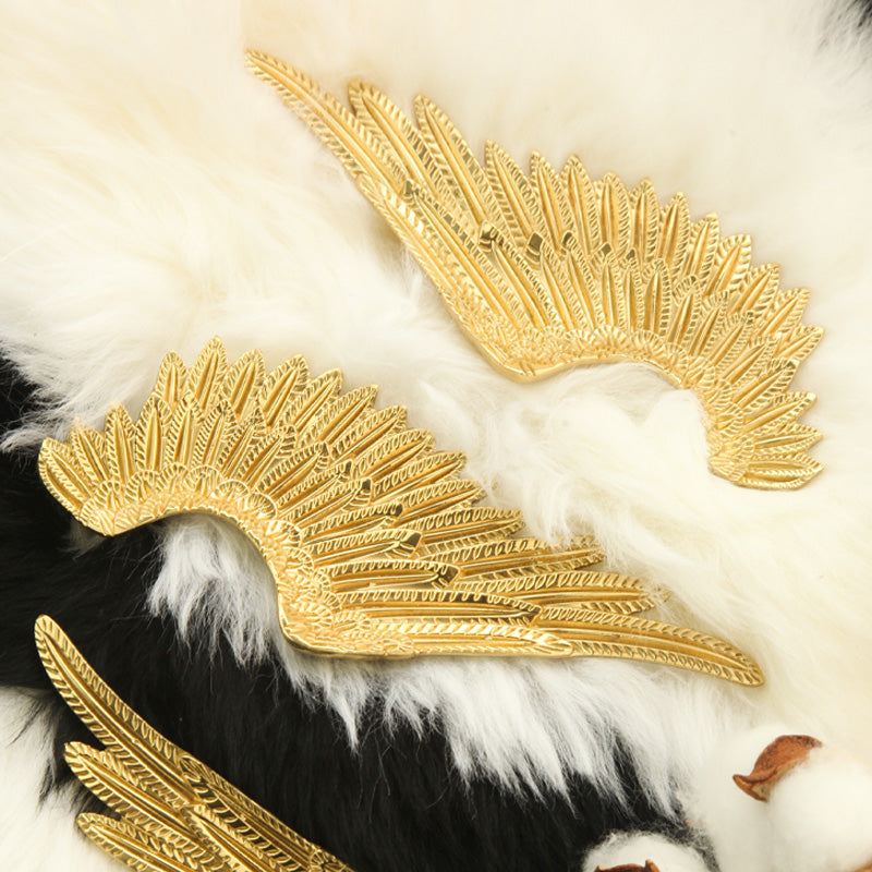 Angel big wings brass handle