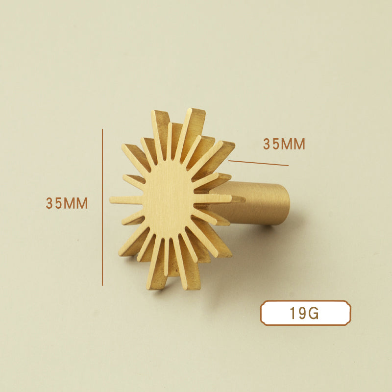 Little sun brass handle