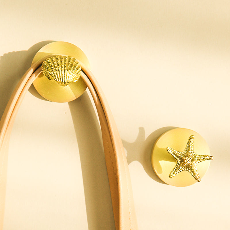 Animal disc brass hook