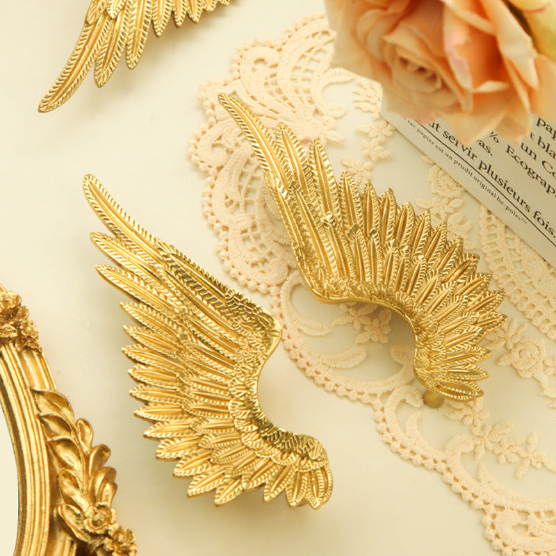 Angel big wings brass handle