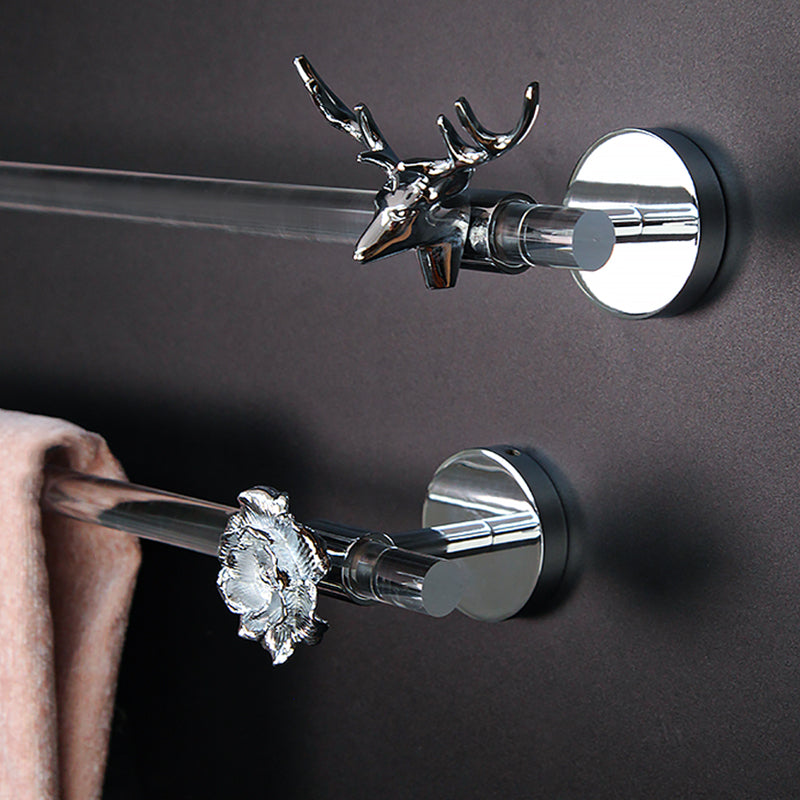 Bathroom towel hook made of acrylic brass