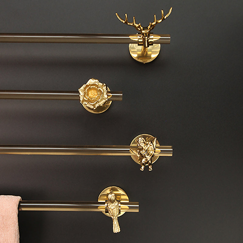 Bathroom towel hook made of acrylic brass