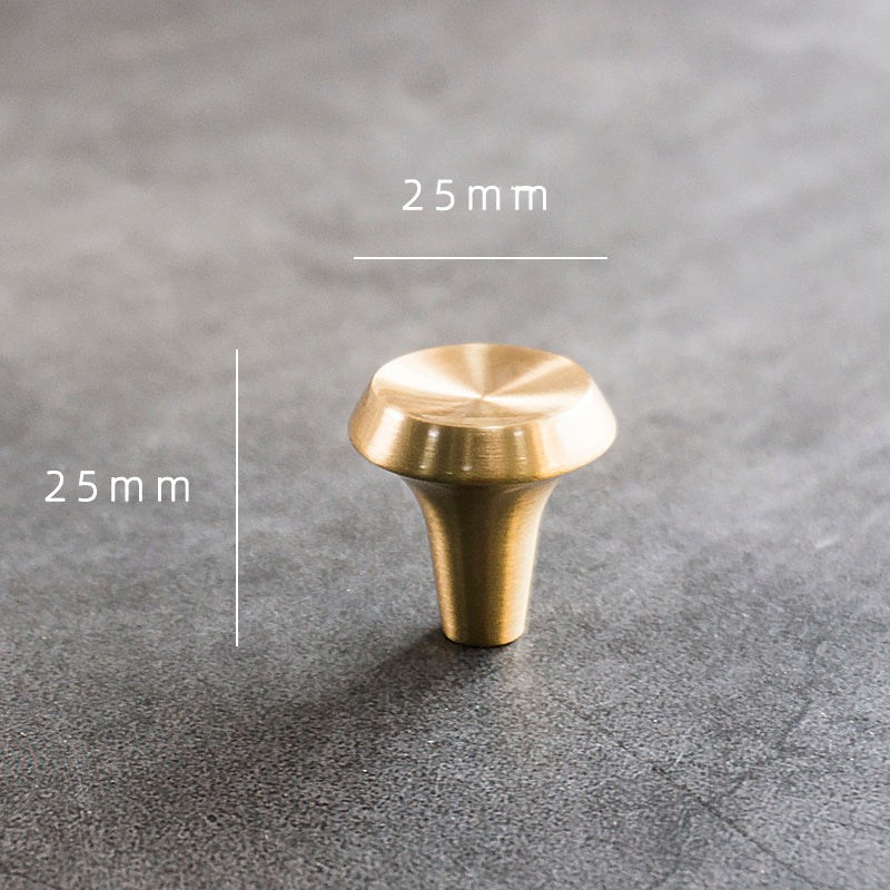 Brass horn simple cabinet furniture handle