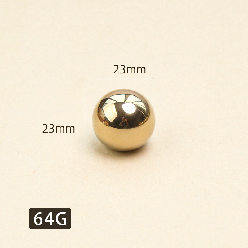 Ball design gold brass cabinet door handle