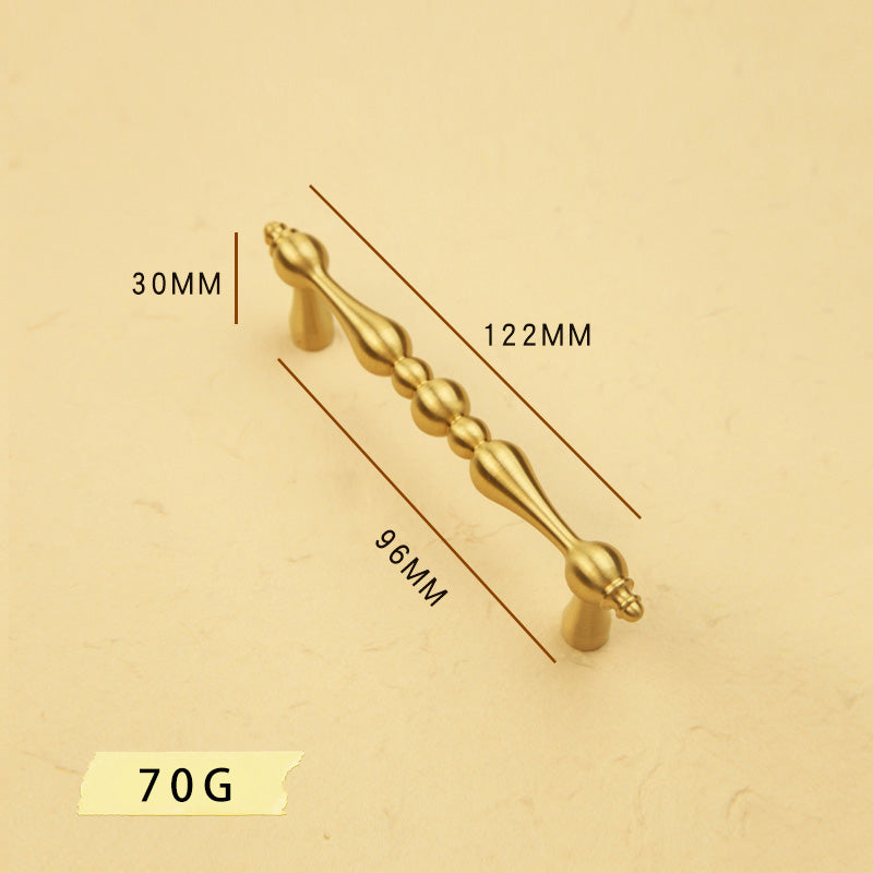 Arc brass furniture handle