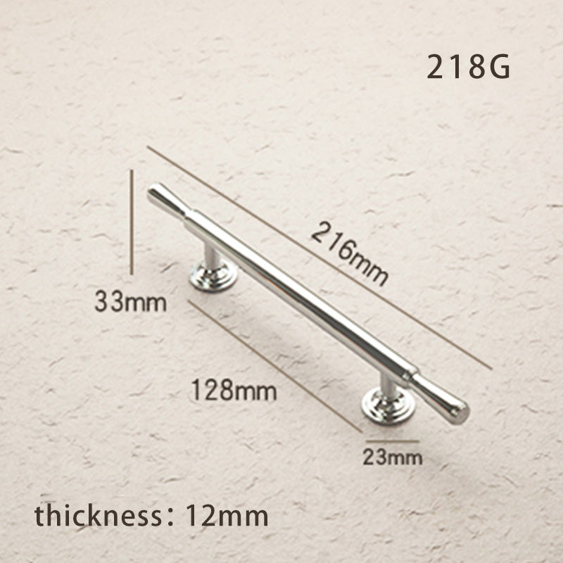 Conical furniture handle with two ends