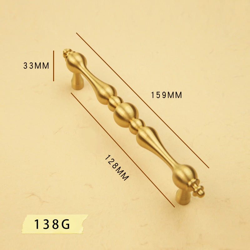 Arc brass furniture handle